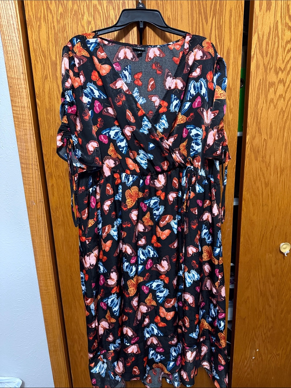 torrid Black Butterfly Print Dress